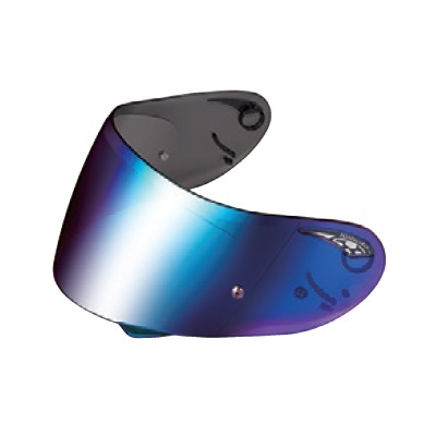 他サイト： OGK KABUTO(オージーケーカブト) CF-1W シールド ブルーミラー  バイク ヘルメットシールドの商品画像