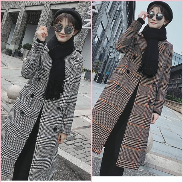 最新のhdグレンチェック コート コーデ レディース 人気のファッションスタイル