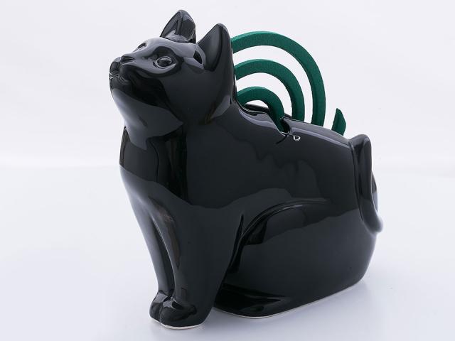 蚊取り線香入れ 陶器 蚊取り線香ホルダー アウトドア 黒猫シルエットおすわり蚊遣器の通販はau Pay マーケット 美濃のちゃわん屋さん 古林恩羅院
