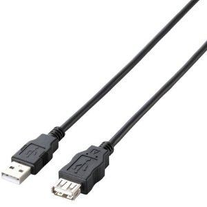 他サイト： エレコム U2C-JE50BK エコUSB2.0延長ケーブル(AM-AFタイプ) 5.0mの商品画像