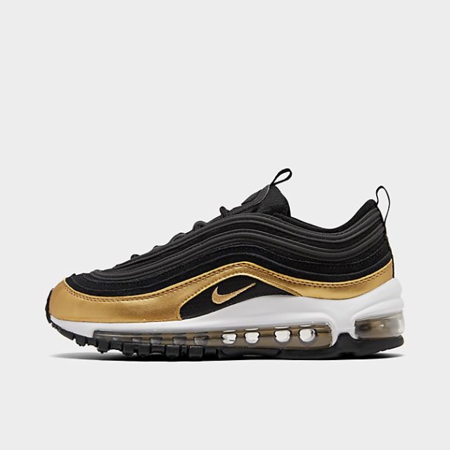 ナイキ キッズ レディース エアマックス９７ Nike Air Max 97 スニーカー Black Metallic Goldの通販はau Pay マーケット Troishomme トロワオム