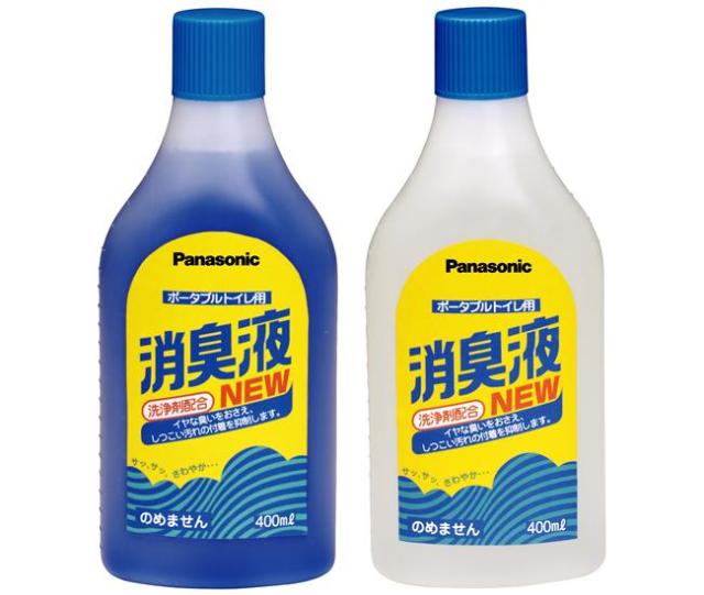 他サイト： ポータブルトイレ用 消臭液 400ml 青色・無色 消臭剤 パナソニックエイジーフリー 液体タイプの商品画像
