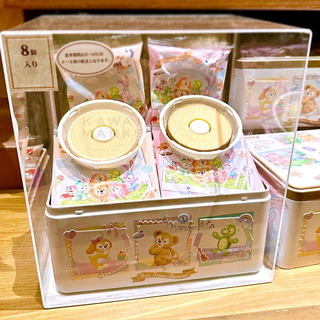 バウムクーヘン 缶 ダッフィー フレンズ 洋菓子 小分け ホワイトチョコ ミルクティーチョコ キャラクター ディズニーシー 限定の通販はau Pay マーケット Kawaii Market
