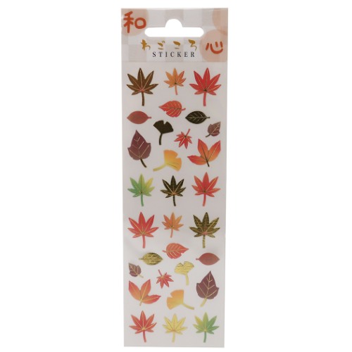 シール シート 紅葉 秋柄 ステッカー 手帳デコ かわいい グッズ メール便可の通販はau Pay マーケット シネマコレクション 5400円以上で送料無料