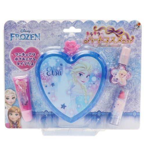 アナと雪の女王 キッズコスメセット キラキラ ハート メイクセット エルサ ディズニー 化粧用品 キャラクター グッズ