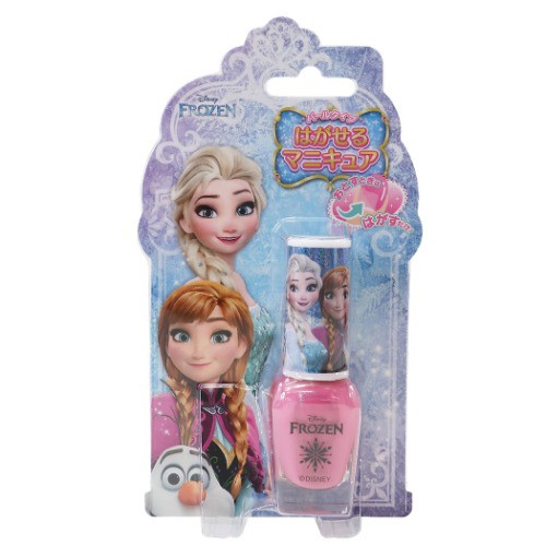 アナと雪の女王 マニキュア はがせる ネイルアート パールピンク