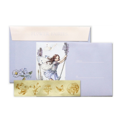 封筒 封函シール付き 封筒 5枚セット フラワーフェアリーズ ラベンダー Flower Fairies 大人向け文具 グッズ メール便可の通販はau Pay マーケット シネマコレクション 5400円以上で送料無料