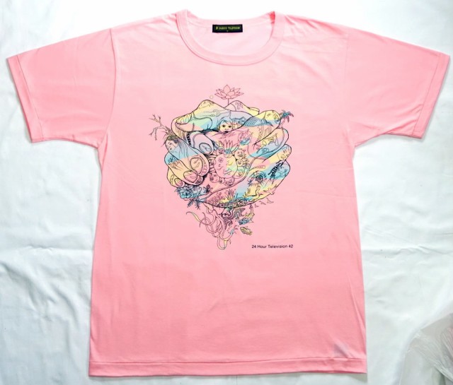デザイン 嵐 ピンク カラー チャリティーtシャツ 19 24時間テレビ サイズl 大野智 Exuconsulting Ch