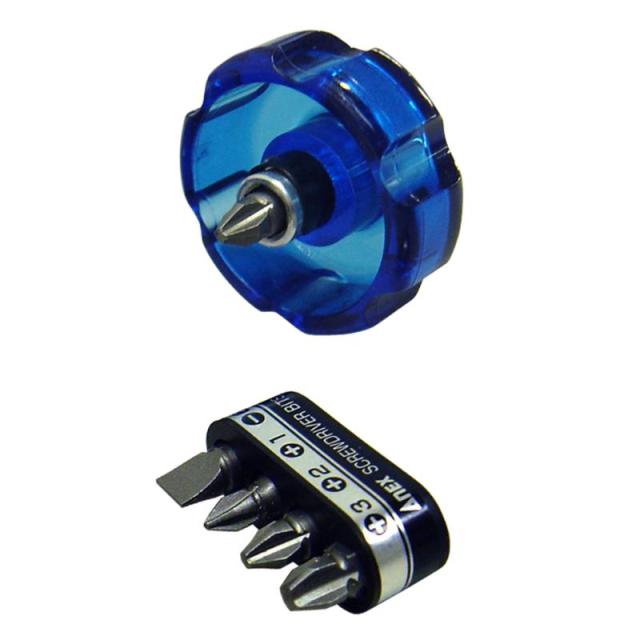 他サイト： アネックスツール ワイドハンドル超短スタービードライバー 超短ビット5本組 【品番:62】【JAN:4962485023089】の商品画像