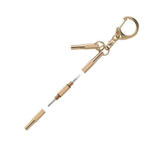 他サイト： 【メール便対応】アネックスツール キーホルダー付メガネ用ドライバー −1.8 +00 ナット回し 【品番:80】【JAN:496の商品画像