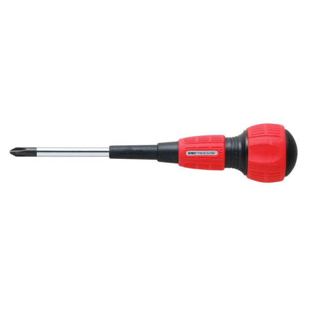他サイト： アネックスツール スリットパワードライバー 電工 レギュラータイプ +2×100 【品番:7700】【JAN:496248541の商品画像