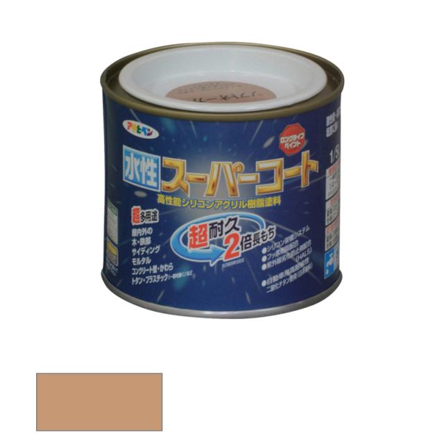 他サイト： アサヒペン 水性 スーパーコート ソフトオーカー 1/5L 【品番:4970925412362】の商品画像