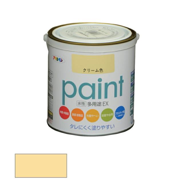 他サイト： アサヒペン 水性 多用途EX 0.7L クリーム色 【品番:4970925459350】の商品画像