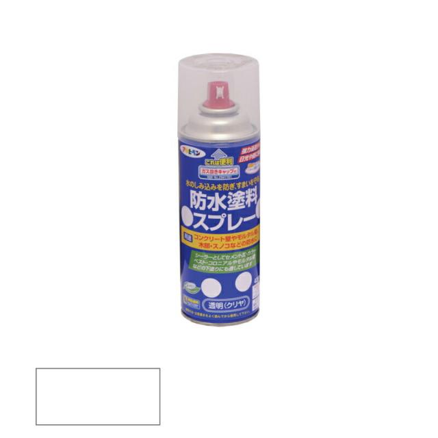 他サイト： アサヒペン 防水塗料スプレー 420ml 透明(クリヤ) 【品番:4970925519030】の商品画像