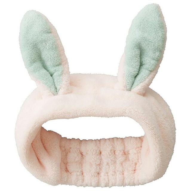 他サイト： 【メール便対応】シービージャパン 吸水アニマルヘアバンド ウサギ 【品番:4571347176773】の商品画像