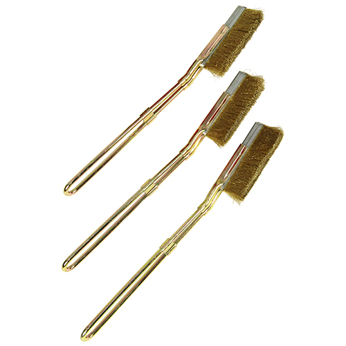 他サイト： 藤原産業 E-Value チャンネルブラシ3本組 真鍮 ECB-3B 【品番:4977292171618】の商品画像