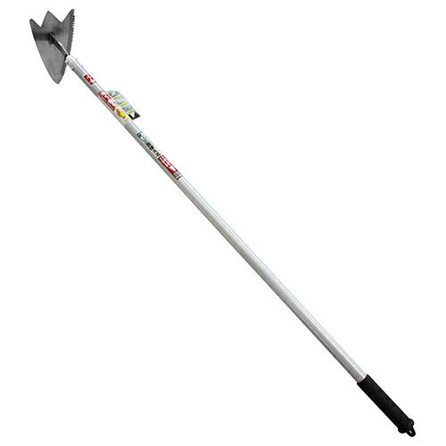 他サイト： 藤原産業 千吉 アルミ柄 マルチ三角ホー 1200MM 【品番:4977292613613】の商品画像