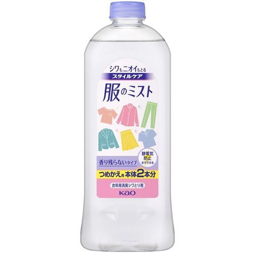 他サイト： 花王 Kao スタイルケア 服のミスト 詰替400ml 【品番:233097】【JAN:4901301233097】の商品画像