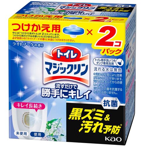 他サイト： 花王 Kao トイレマジックリン 流すだけで勝手にキレイ ライトブーケ 詰替用 2個入 【品番:233394】【JAN:4901の商品画像