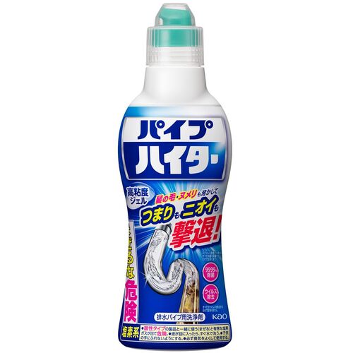 他サイト： 花王 Kao 排水パイプ用洗浄剤 パイプハイター高粘度ジェル 500g 【品番:307453】【JAN:490130130745の商品画像