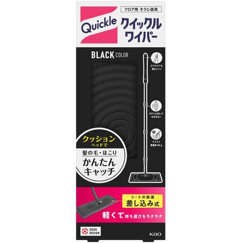 他サイト： 花王 Kao クイックルワイパー ブラックカラー 【品番:378798】【JAN:4901301378798】の商品画像