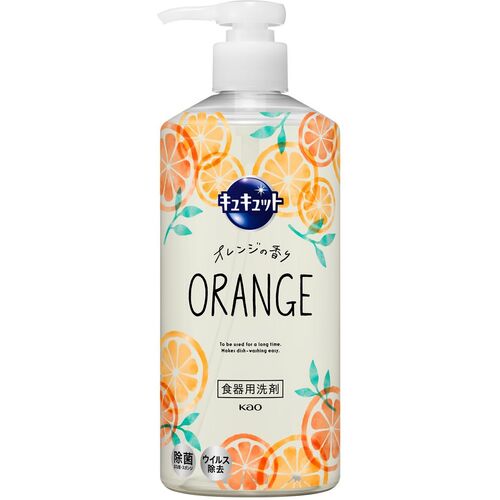 他サイト： 花王 Kao キュキュット ポンプ オレンジの香り 480ml 【品番:434111】【JAN:4901301434111】の商品画像