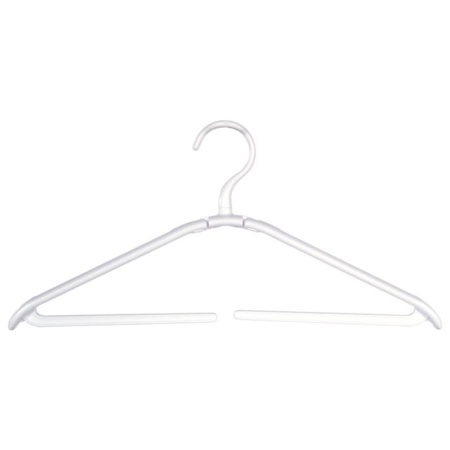 他サイト： 【在庫処分】シンコハンガー 折りたたみハンガー ホワイト 【品番:4973228088159】の商品画像