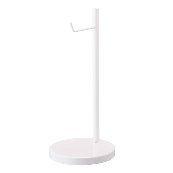 他サイト： 【メール便対応】山崎実業 ヘッドホンスタンド ボーテス 丸型 ホワイト 4903208022910 【品番:02291】の商品画像