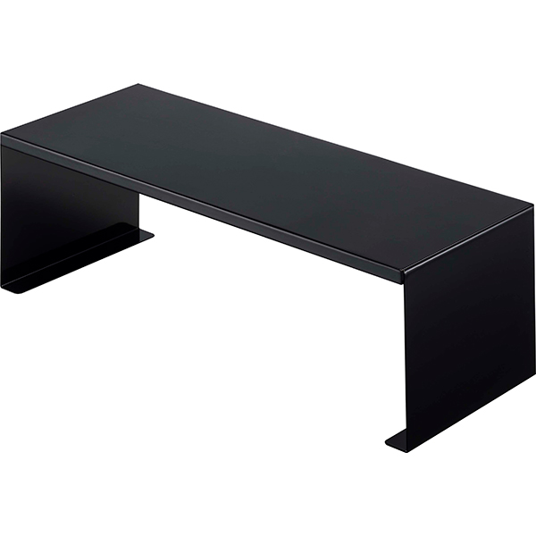 他サイト： 山崎実業 伸縮洗濯機排水口上ラック タワー ブラック 4903208043397 【品番:04339】の商品画像