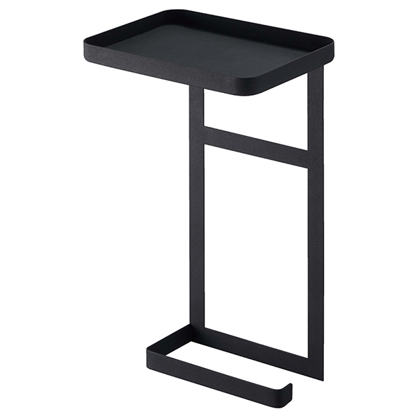 他サイト： 山崎実業 トイレットペーパーホルダー上ラック 2段 タワー ブラック 4903208043953 【品番:04395】の商品画像