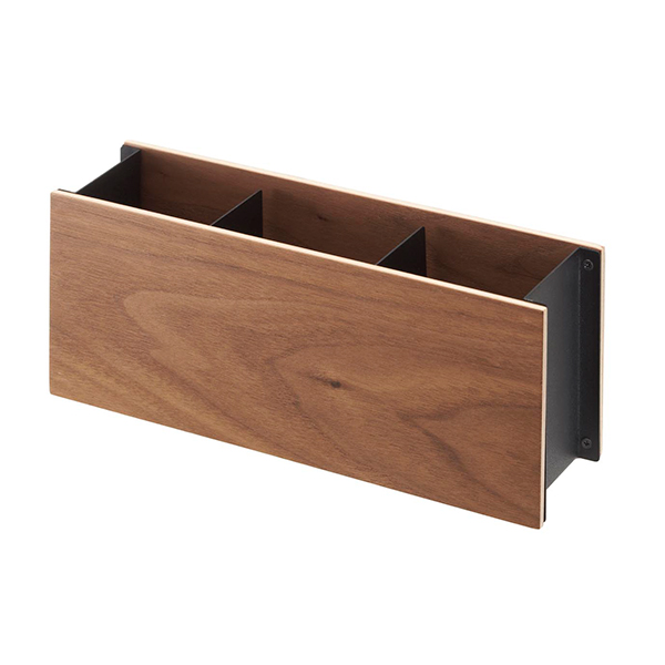 他サイト： 山崎実業 ペン&リモコンラック リン ブラウン 4903208027311 【品番:02731】の商品画像