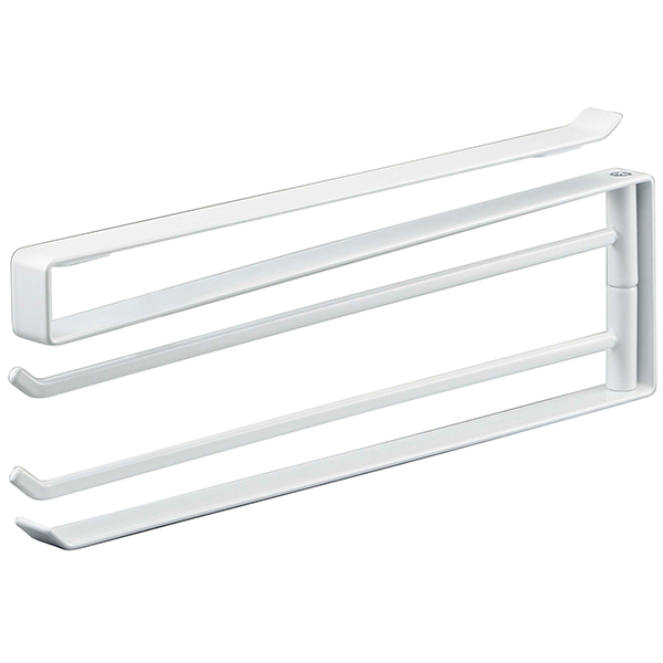 他サイト： 【メール便対応】山崎実業 戸棚下布巾ハンガー タワー ホワイト 4903208071130 【品番:07113】の商品画像