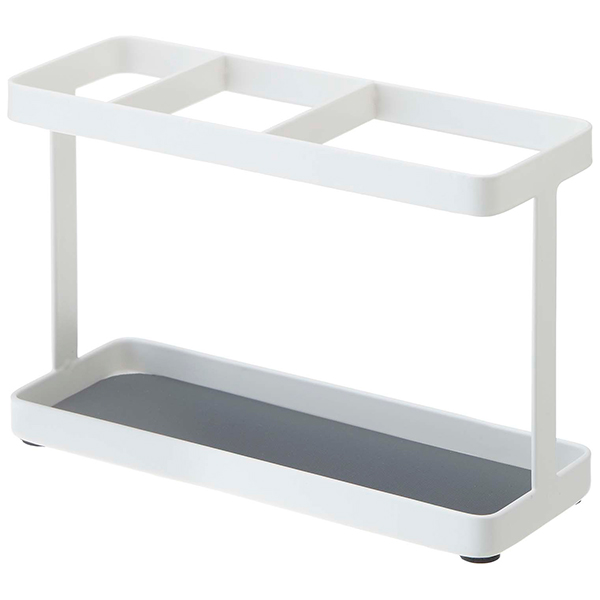 他サイト： 山崎実業 ドライヤー&ヘアーアイロンスタンド タワー ホワイト 4903208022842 【品番:02284】の商品画像