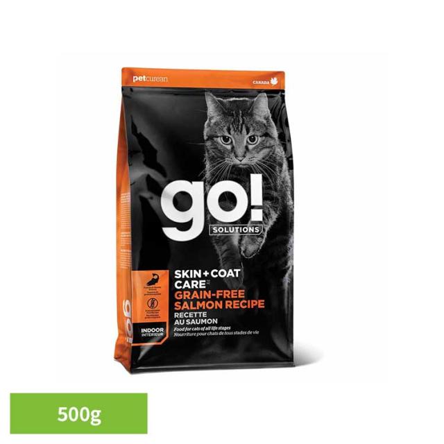 他サイト： GO!GF 皮膚・被毛 キャット サーモン 500g グローバルペットニュートリション 【B】 キャットフード グレインフリー の商品画像
