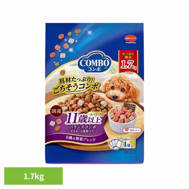 他サイト： ドッグフード シニア コンボ COMBO ドッグ 11歳以上 バランスコンボ ドライフード 成犬用 総合栄養食 1.7kg (4の商品画像