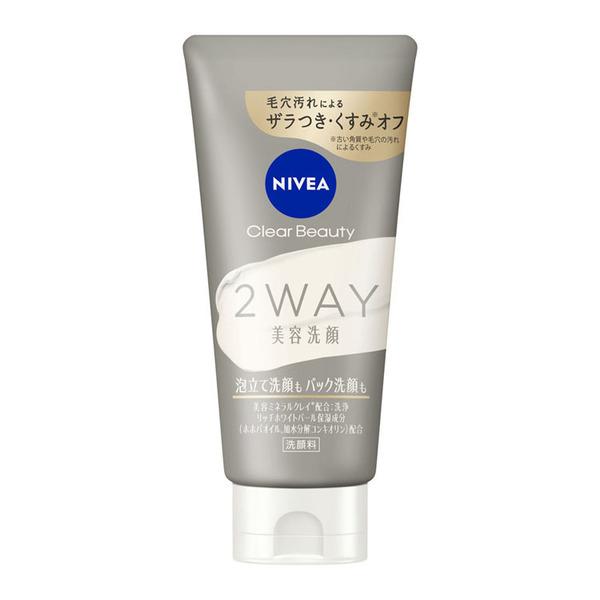 他サイト： 洗顔 フォーム 泡 ニベア クリアビューティー 2WAY美容洗顔 120g NIVEA 花王 ニベア 洗顔 パック ペースト 保の商品画像