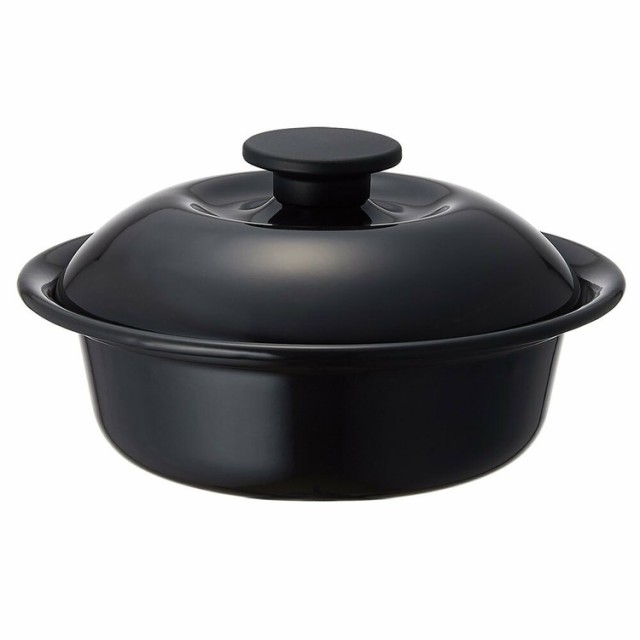 他サイト： 家庭用品 鍋 フライパン 野田琺瑯 ココナベ(個々鍋)小 渋黒 KO-19BK 野田琺瑯 KO-19BK 鍋 個々鍋 ココナベ の商品画像
