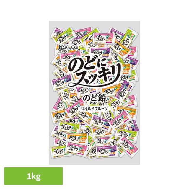 他サイト： 春日井製菓 大袋 事務 オフィス お菓子 おやつ のどにスッキリマイルドフルーツ1kg 春日井製菓 春日井製菓 大袋 事務 オフの商品画像
