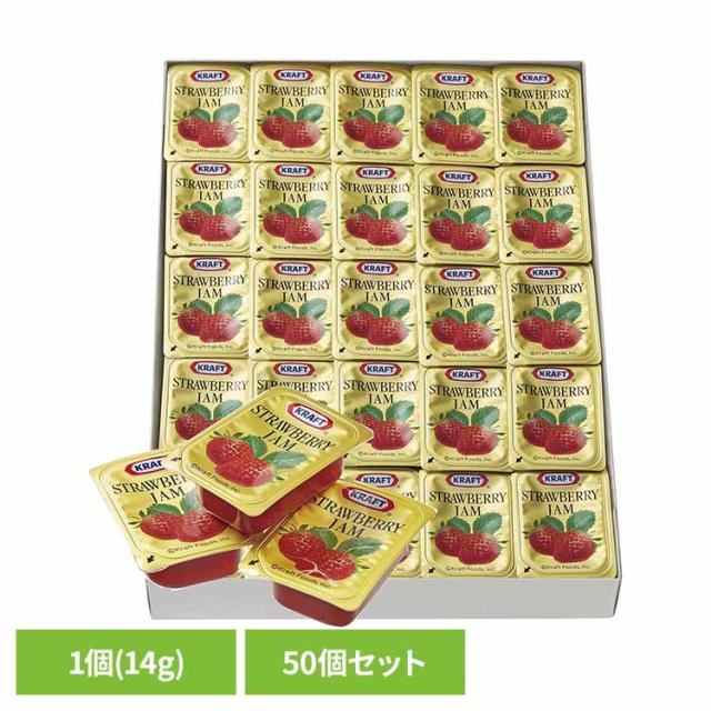 他サイト： 森永 ジャム 小分けジャム いちご 常温保存 いちごジャム 小分け 個包装 使い切り 朝食 【50個】クラフト いちごジャム 森の商品画像