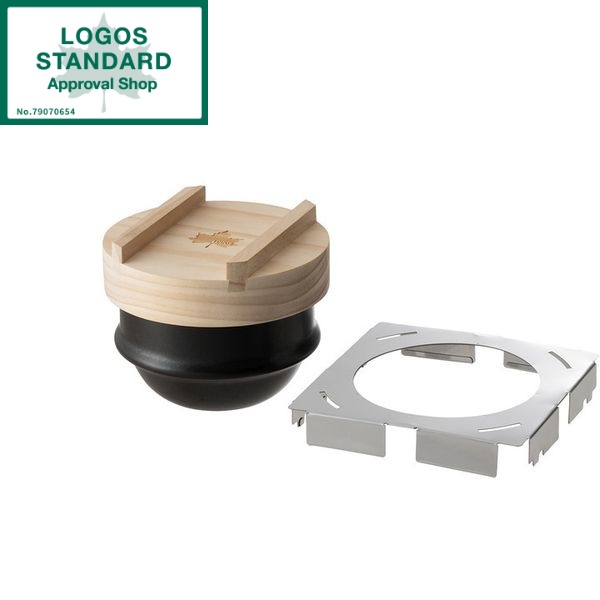 他サイト： ロゴス 調理器具 LOGOS ひとり羽釜土鍋 No.81062250 キャンプ ソロキャンプ の商品画像