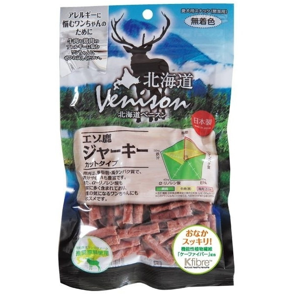 他サイト： アスク ベニスンエゾ鹿ジャーキーカット150Gの商品画像