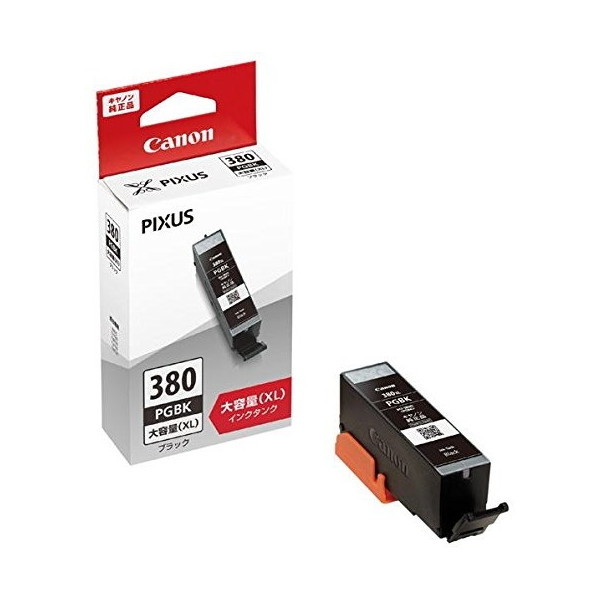 他サイト： CANON BCI-380XLPGBK ブラック [インクタンク(大容量タイプ)]の商品画像