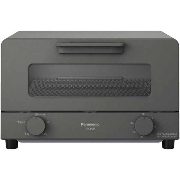 他サイト： PANASONIC NT-T501-H グレー [オーブントースター 1200W 4枚焼き対応]の商品画像