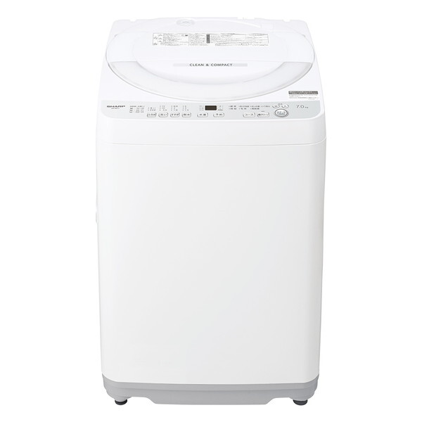 他サイト： ES-GE7J-S SHARP シルバー系 [全自動洗濯機 (洗濯7.0kg)]の商品画像