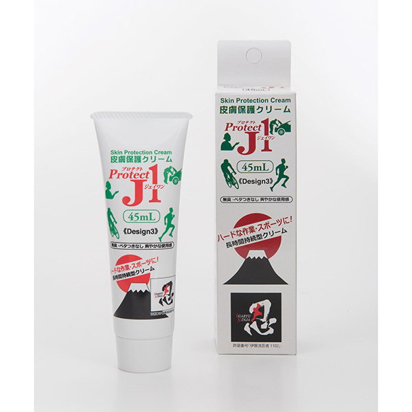 他サイト： プロテクトJ1 45ml PR45 保護クリーム 皮膚 擦り向け ふやけ 靴ずれ 皮めくれ 鼻荒れ 手荒れ スポーツ  マラソンの商品画像