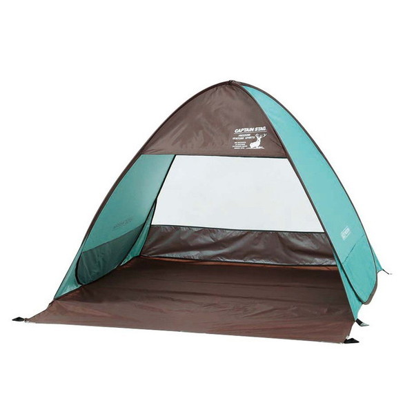 他サイト： CAPTAIN STAG UA-0033 CSシャルマン ポップアップテントDUO(ミントグリーン)の商品画像