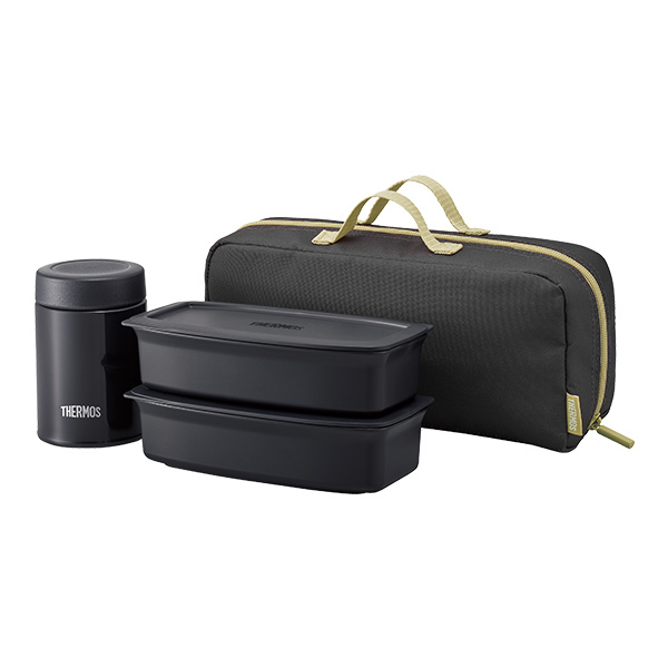 他サイト： JEA-1001-SMB THERMOS スモークブラック [真空断熱スープランチセット]の商品画像
