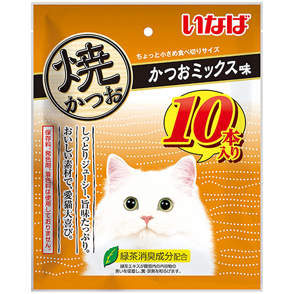 他サイト： いなばペットフード いなば 焼かつお かつおミックス味 10本の商品画像