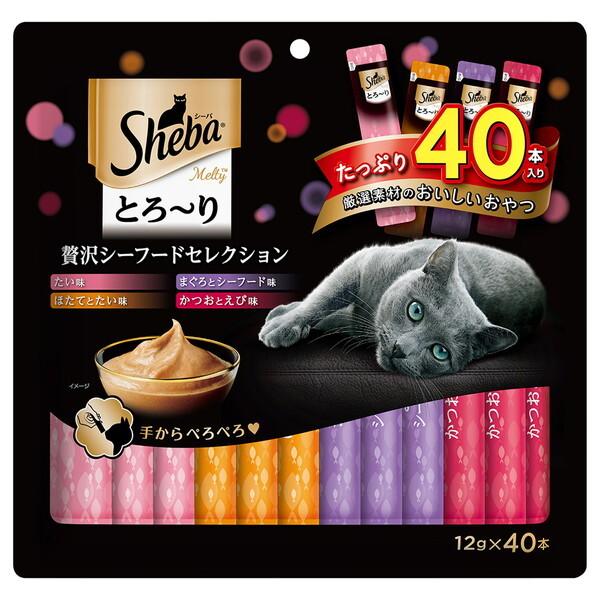 他サイト： シーバ とろ〜り メルティ 贅沢シーフードセレクション 12g×40本 マースジャパンリミテッドの商品画像