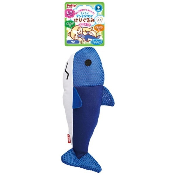 他サイト： ペティオ らくらくデンタルTOY けりぐるみ サメの商品画像